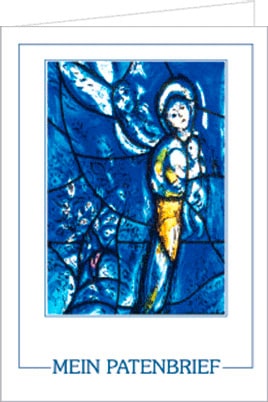 Patenbrief Motiv Marc Chagall ohne Dokumententeil