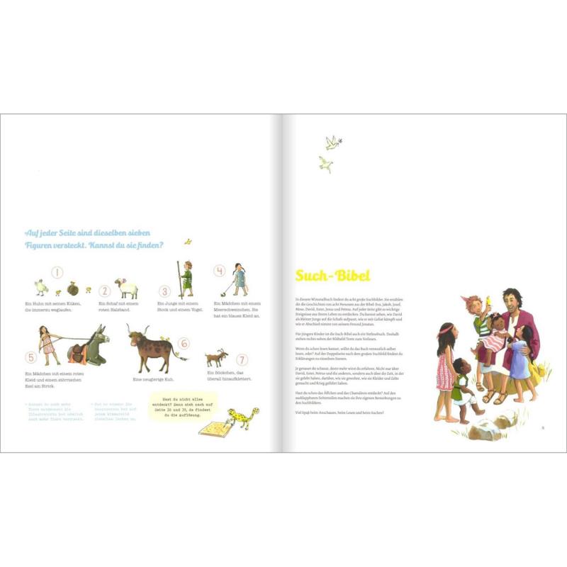Such-Bibel Großformatiges Wimmelbuch für Kinder ab 4 Jahren