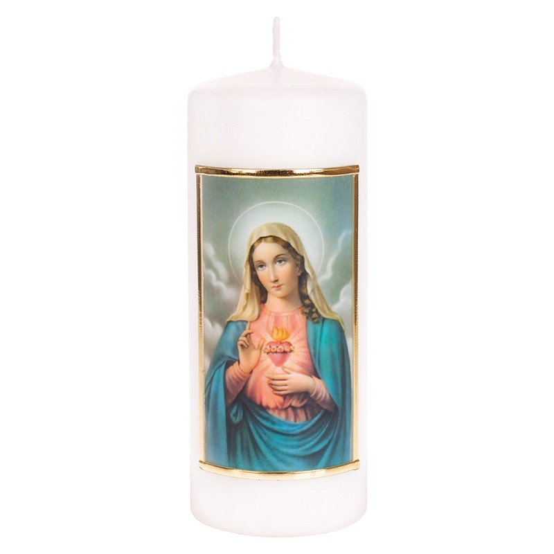 Motif Candle 'Heart of Mary'