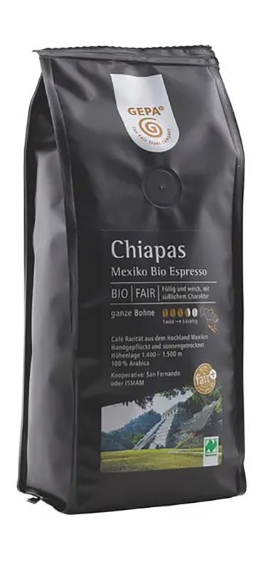 Bio Espresso Chiapas, 250g ganze Bohne