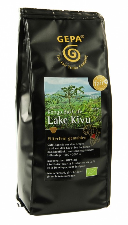 Bio Café Lake Kivu, gemahlen 250g