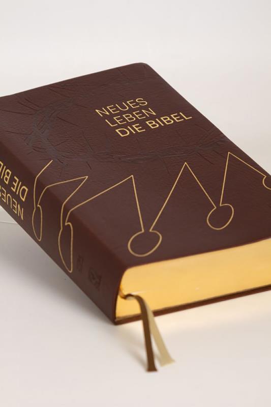 Neues Leben. Die Bibel, Standardausgabe, Kunstleder braun