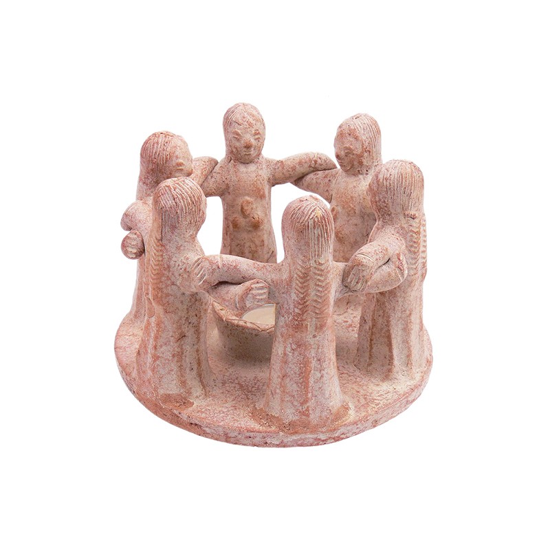 Circle of Friends 6 Figures with Tea Light