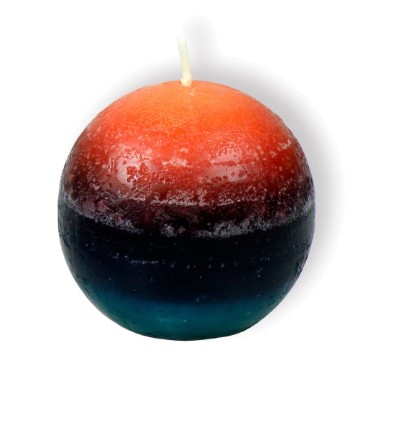 Rainbow Candle – Ball 5.5 cm
