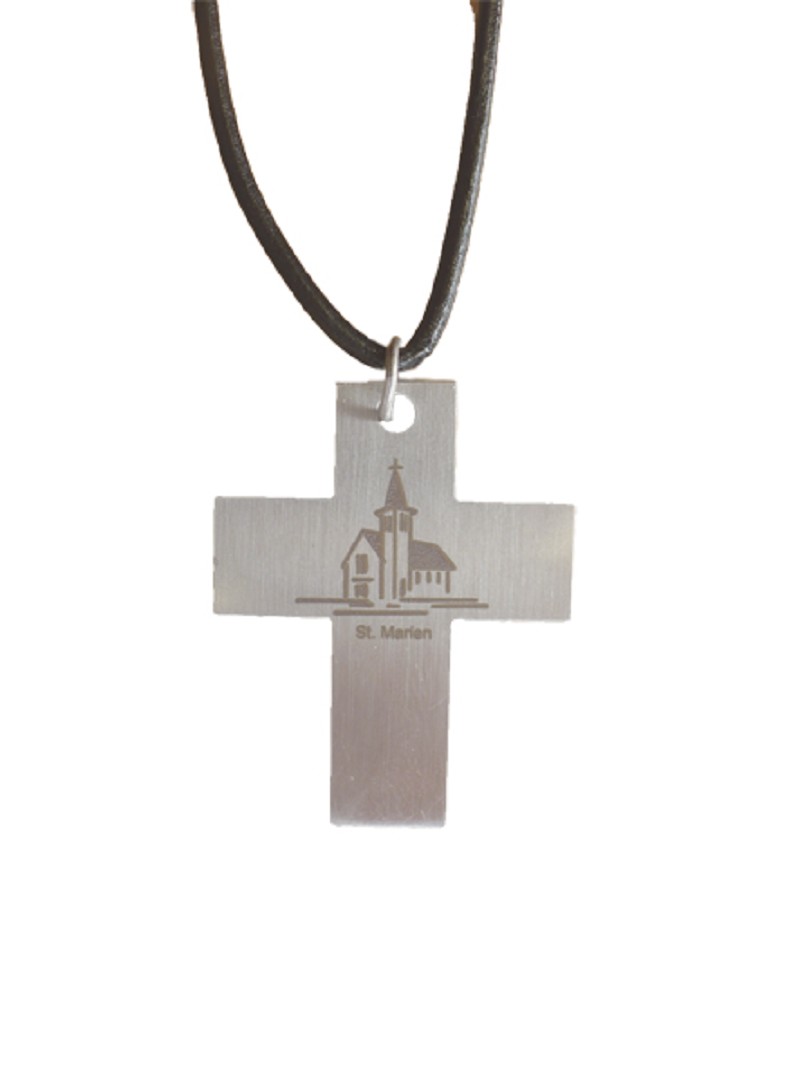 Personalisable Stainless Steel Cross