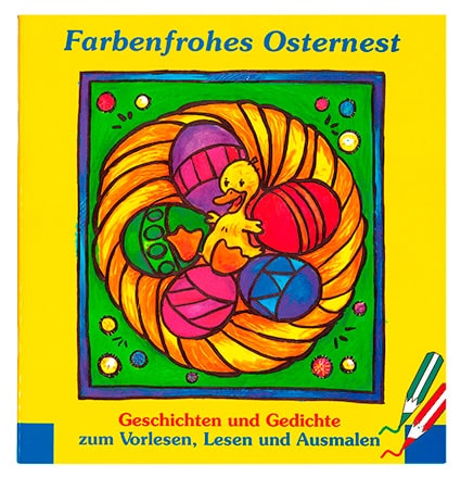 Farbenfrohes Osternest