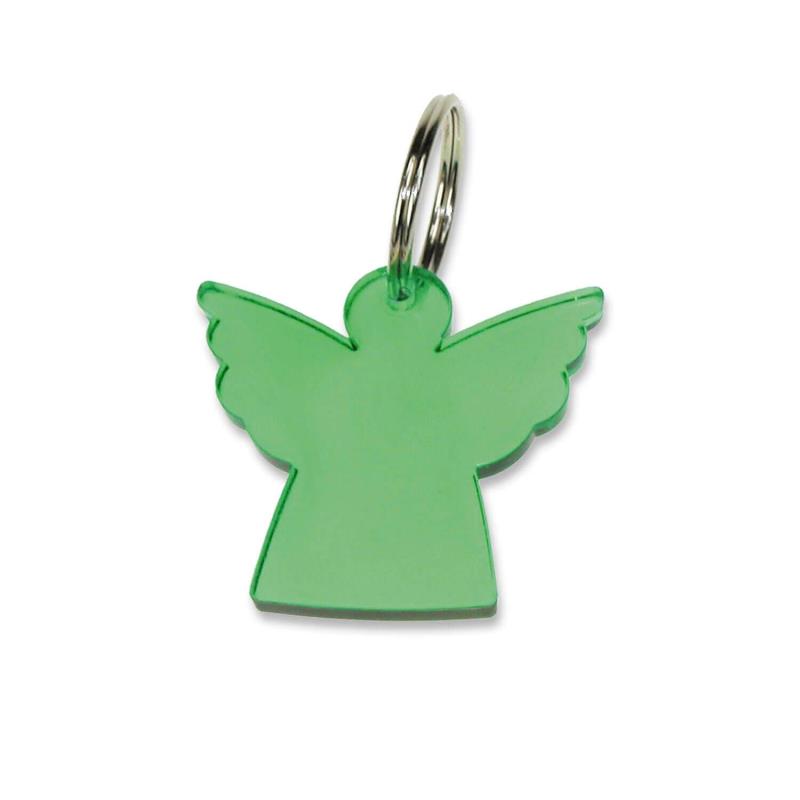 Schlüsselanhänger - Engel grün