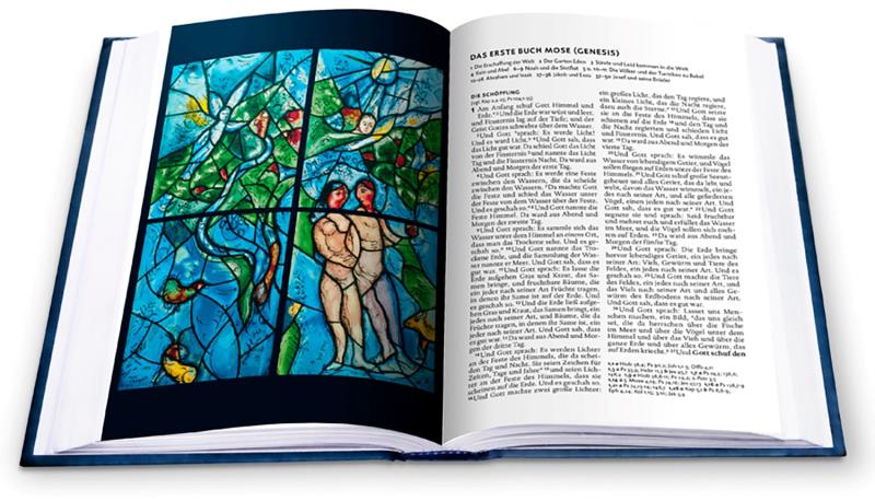 Lutherbibel 2017 mit Glasfenstern von Marc Chagall