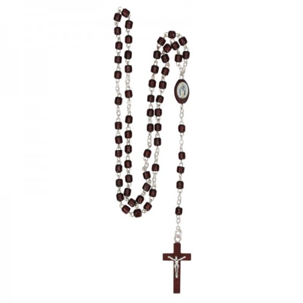 Vorschau: Rosary with Colourful Synthetic Bead with Circles (BB4676) - Detailansicht 1
