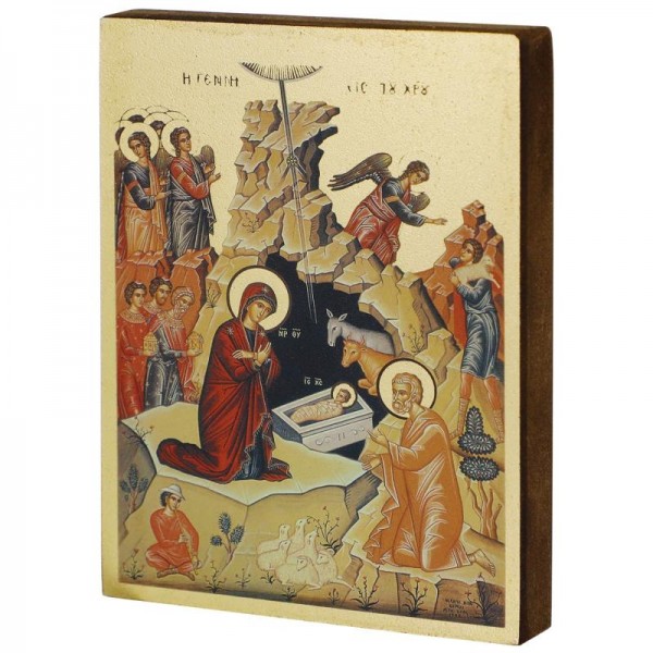 Vorschau: Ikone - Geburt Christi (818015) - Detailansicht 1