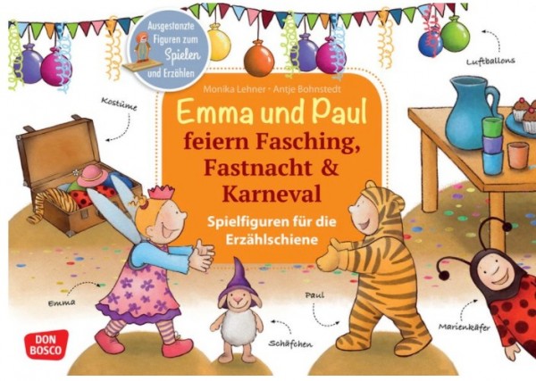 Vorschau: Emma und Paul feiern Fasching, Fastnacht & Karneval (DB1713) - Detailansicht 1