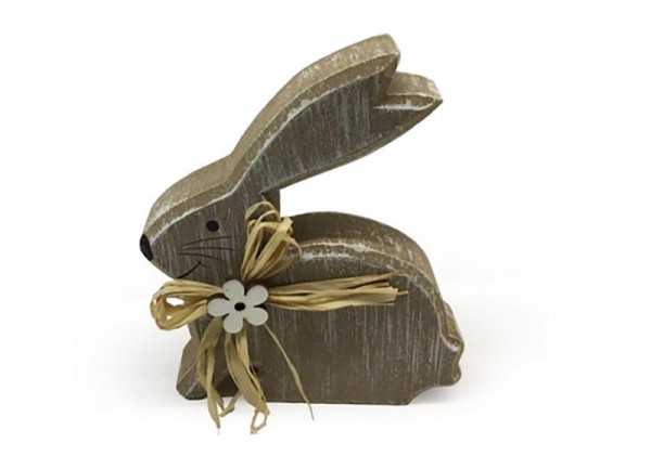 Vorschau: Stand Decoration Bunny with Bow (LO0390) - Detailansicht 1